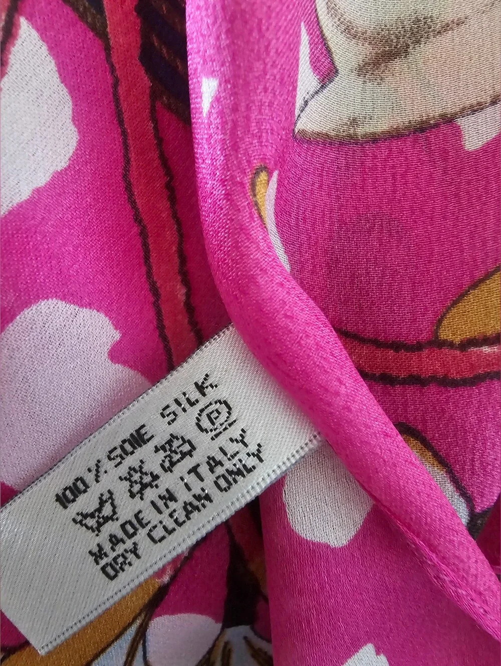 Vintage Christian Dior Silk Scarf 